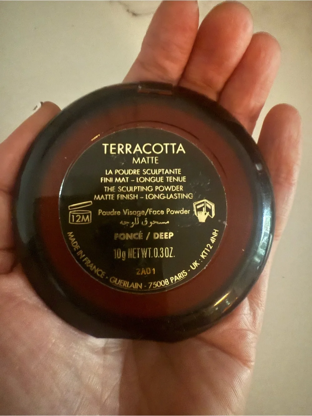 New Guerlain Terracotta sculpting powder shade Deep